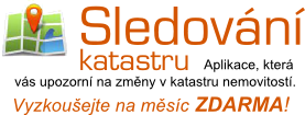 Sledování katastru